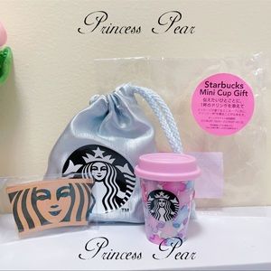 5 / $100 Starbucks Japan Mini Cup Gift Set with Pouch Bag 2020